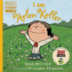 Front cover of the book: I am Hellen Keller
