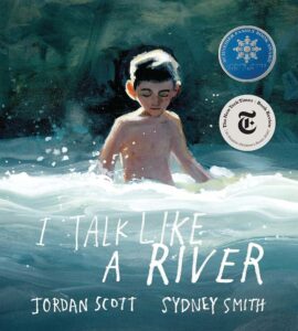 Front cover of the book: I Talk Like a River
