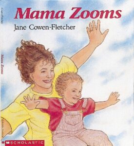 Front cover of the book: Mama Zooms