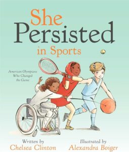 Front cover of the book: She Persisted in Sports